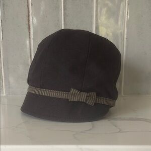 Goorin Black cloche hat with Bow